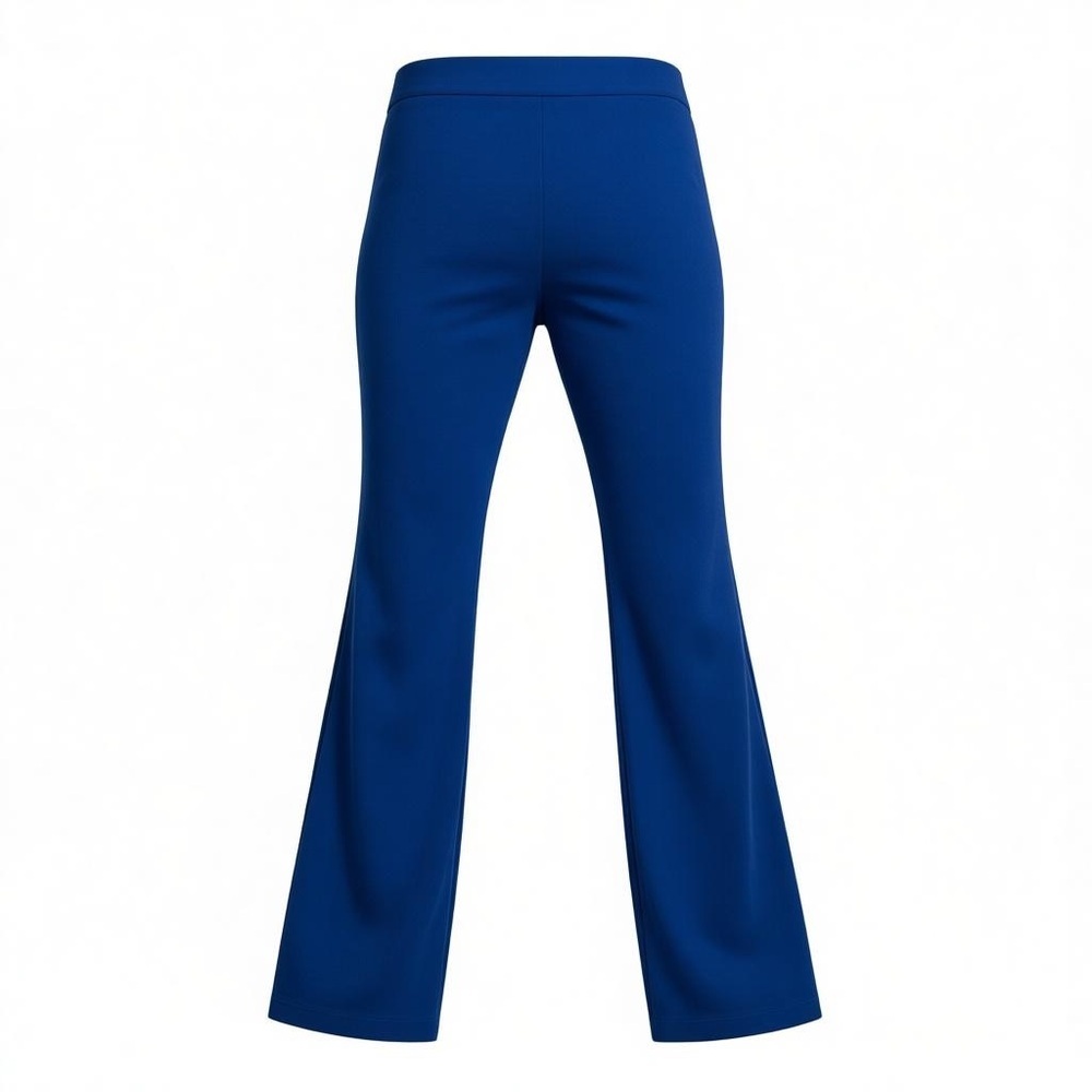 WOW Couture Royal Blue Stretch Yoga Pants | Flare Leg | Size Large - Picture 2 of 5